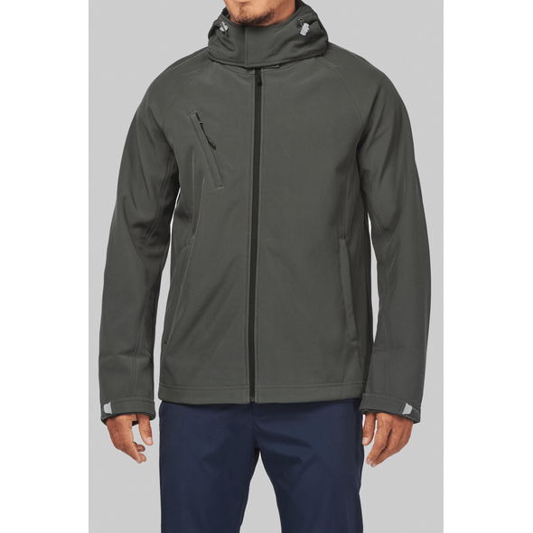 Kariban | Veste softshell à capuche amovible